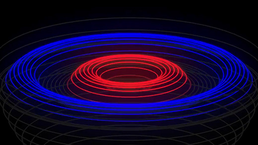 Animation of black hole formation.